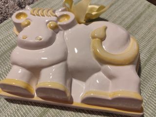 Formella mucca Thun - Decorazione