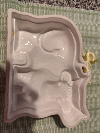 Formella mucca Thun - Decorazione