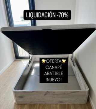 Canapé abatible -70% ¡Nuevo!
