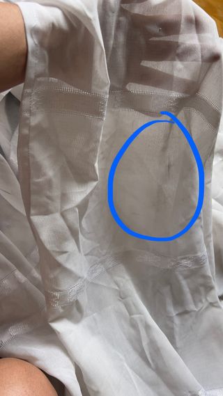 Cortinas blancas finas - 2 uds. ¡LIQUIDACIÓN!