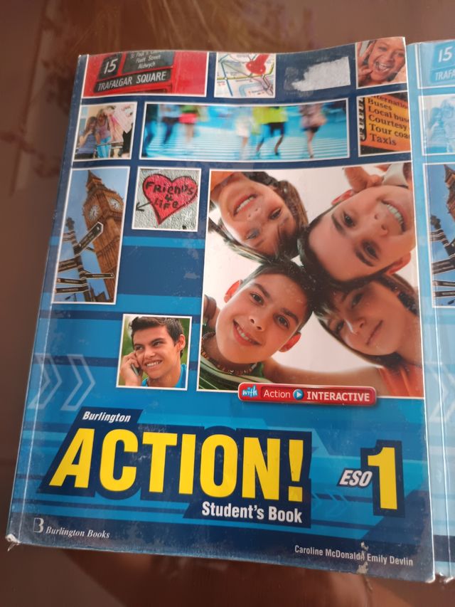 Libro y cuadernillo de inglés.
1° ESO