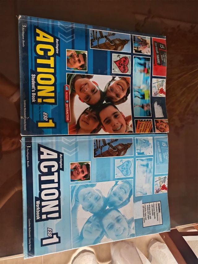 Libro y cuadernillo de inglés.
1° ESO