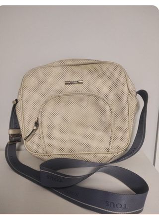 Bolso Tous beige y azul