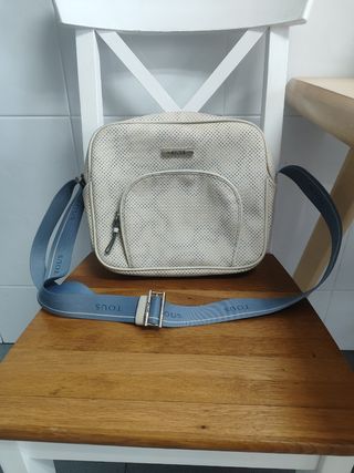 Bolso Tous beige y azul