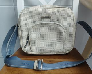 Bolso Tous beige y azul