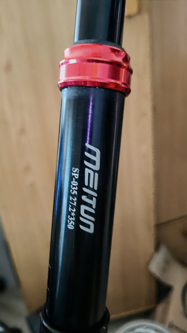 Tija sillín suspensión MTB