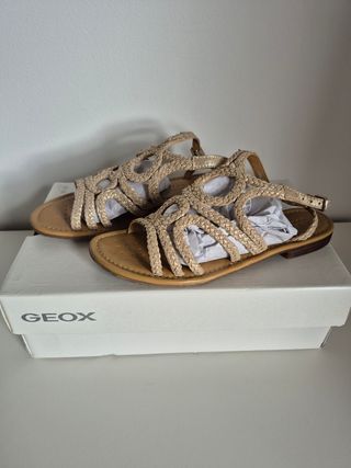 Sandalias GEOX doradas mujer talla 37