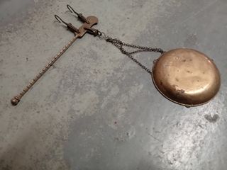 Bilancia stadera vintage ottone