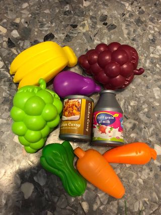 Cocina juguete vintage blanca