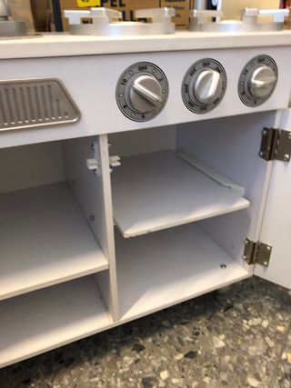 Cocina juguete vintage blanca