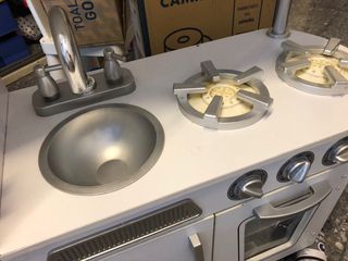 Cocina juguete vintage blanca