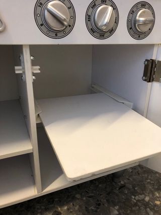 Cocina juguete vintage blanca