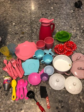 Cocina juguete vintage blanca