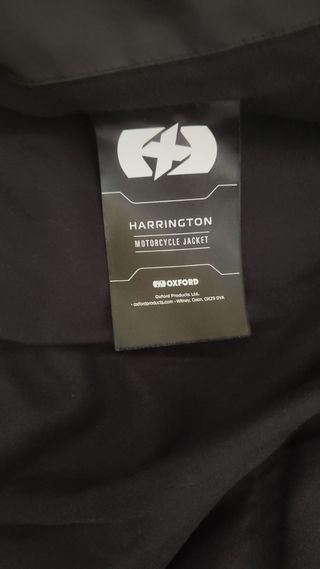 Chaqueta moto Oxford Harrington verde talla L con