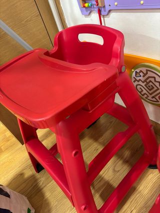Trona roja niño - Silla alta bebé
