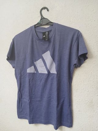 Camiseta Adidas azul - Talla 15 años