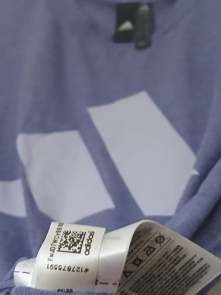 Camiseta Adidas azul - Talla 15 años