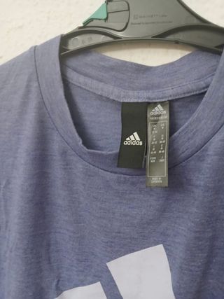 Camiseta Adidas azul - Talla 15 años