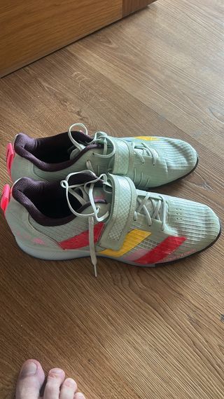 Zapatillas Adidas Halterofilia - Beige 