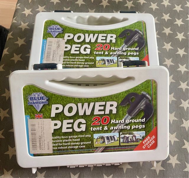 Piquetas camping Blue Diamond Power Peg 20