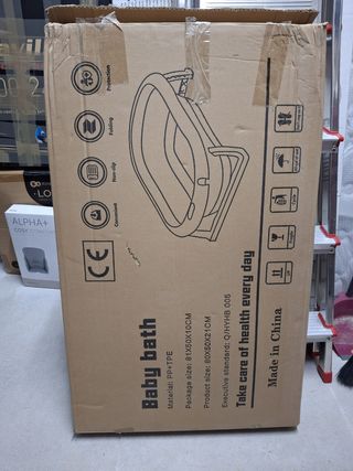 Bañera bebé plegable