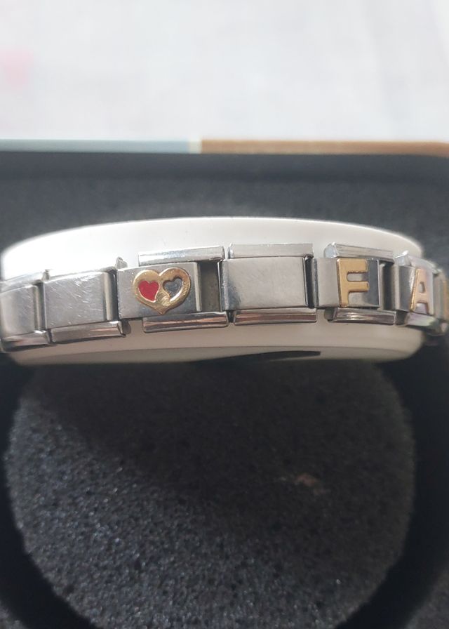 Braccialetto Elastico Acciaio Nome Fabio