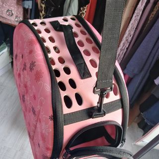 Trasportino Gatto Rosa