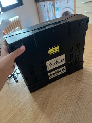 Sega Saturn consola negra