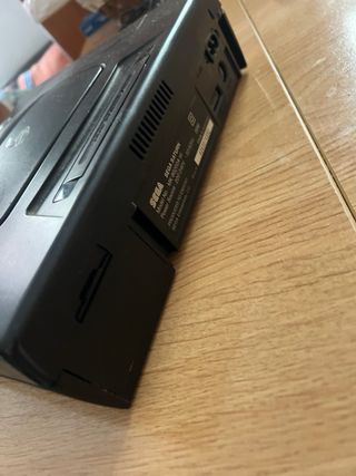 Sega Saturn consola negra