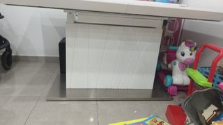 Mesa extensible blanca Muebles Rey