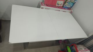Mesa extensible blanca Muebles Rey