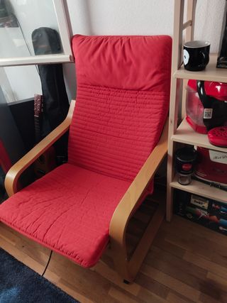 Butaca Ikea roja