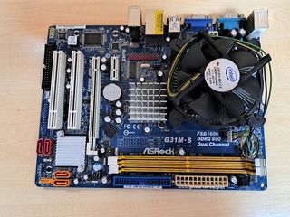 Placa base ASRock G31M-S + CPU Intel