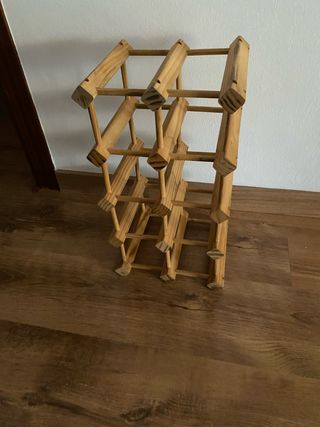 Botellero madera - 10 botellas