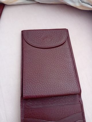 Portafoglio pelle marrone uomo