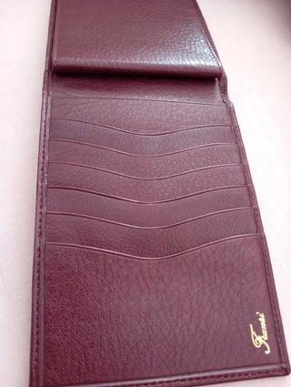 Portafoglio pelle marrone uomo