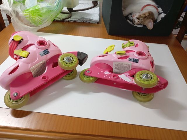 PATINES OXELO ROSA T. 26-28