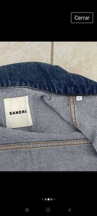 Chaqueta vaquera Sandro azul