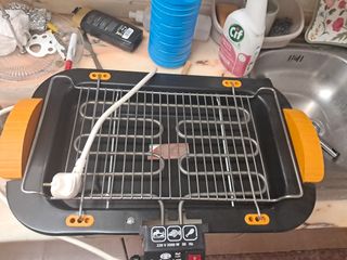 Barbacoa eléctrica - Negra y naranja