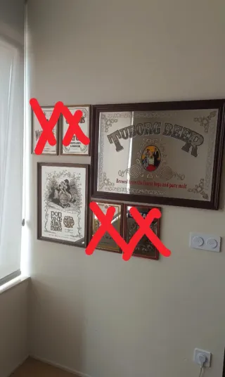 Espelhos & Quadros Publicidade Vintage