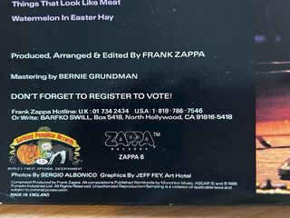 Lote 4 Vinilos Frank Zappa 