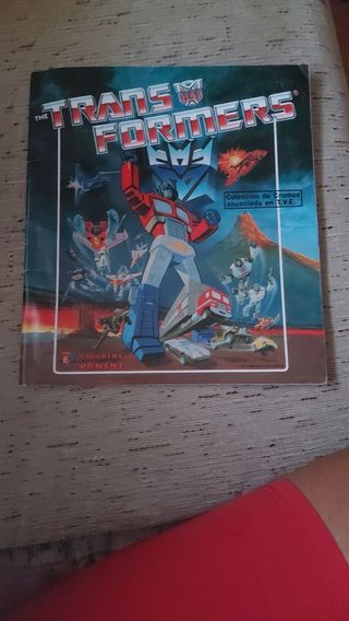 Álbum cromos Transformers