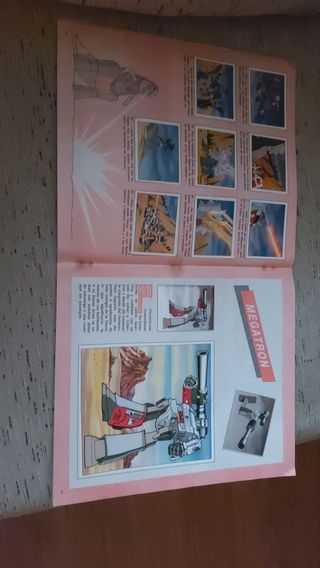 Álbum cromos Transformers