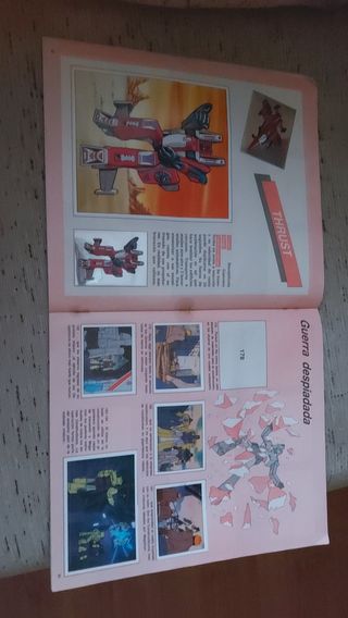Álbum cromos Transformers