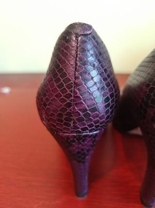 Tacones Clarks Morados