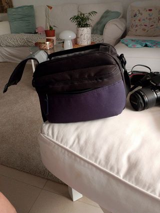 Cámara Canon EOS Rebel T3i + Objetivo 75-300mm