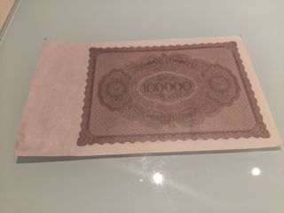 Billete 100.000 marcos alemanes (1923)