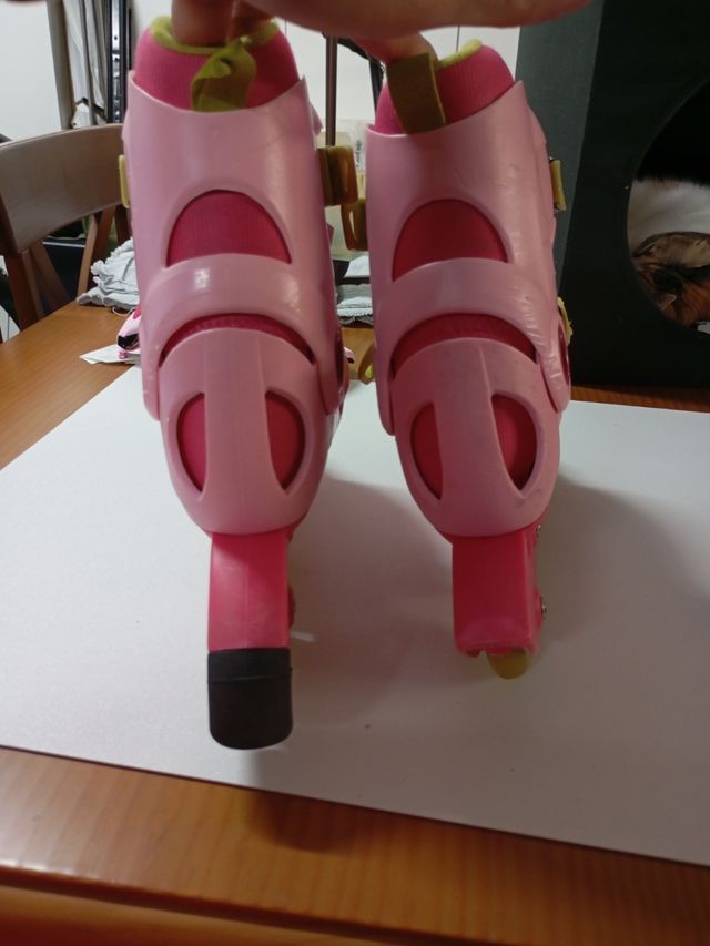 PATINES OXELO ROSA T.32-34 + BOLSA TRANSPORTE