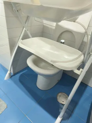 Cambiador bebé + bañera, cambiador bebé