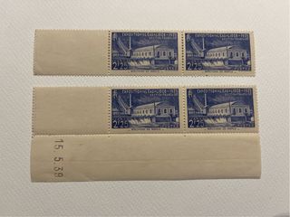 Sellos Francia 1939: Exposición de L'Eau